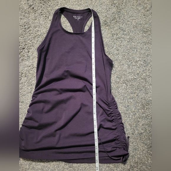 Athleta Encore Ruched Sides Racerback Women's Tank Top - Picture 7 of 7
